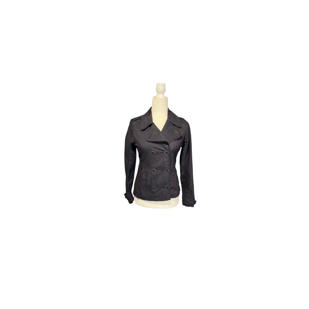 Garcia blue/gray short double breasted jacket - S